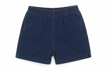 Front view of Next boys’ blue cotton bermuda shorts, size 10, years regular