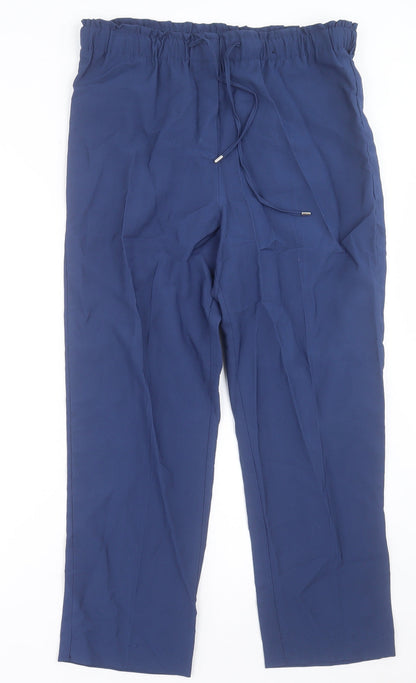 Womens UK Size 14 Dunnes Stores Regular Fit  Blue Trousers