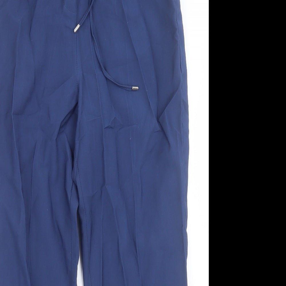 Womens UK Size 14 Dunnes Stores Regular Fit  Blue Trousers