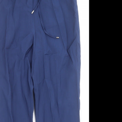 Womens UK Size 14 Dunnes Stores Regular Fit  Blue Trousers