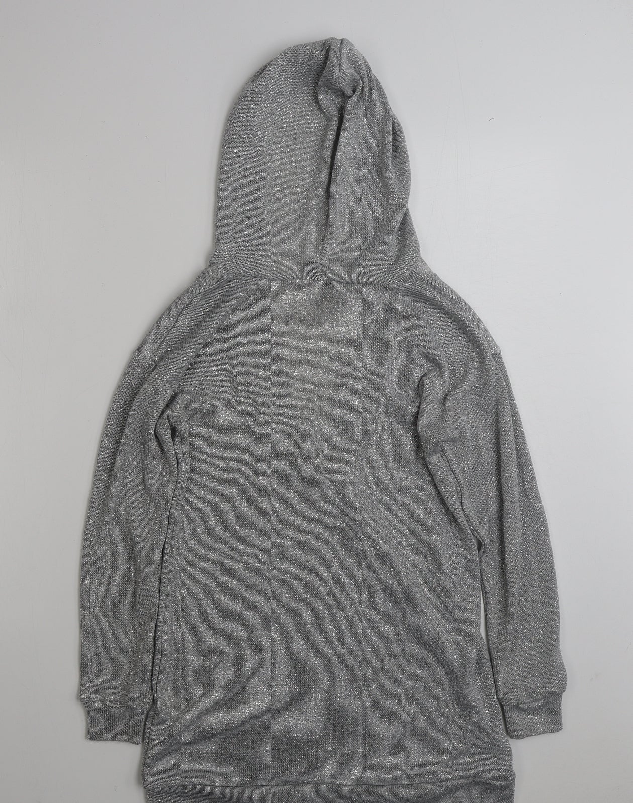 H&M Womens Silver  Polyester Pullover Hoodie Size XS  Pullover