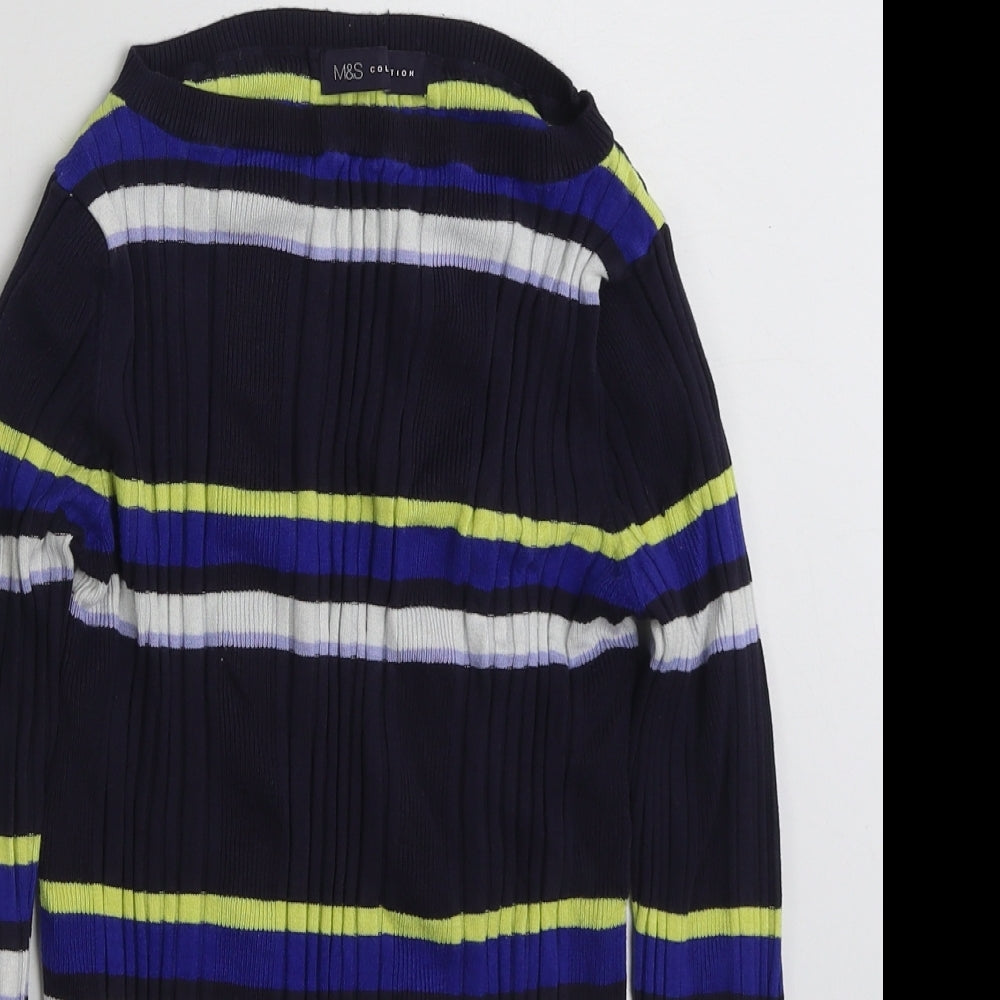 Womens UK Size 12 Marks and Spencer Multicoloured Pullover Jumper