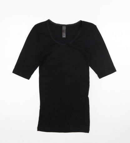 Womens UK Size M Debenhams Black Pullover Jumper