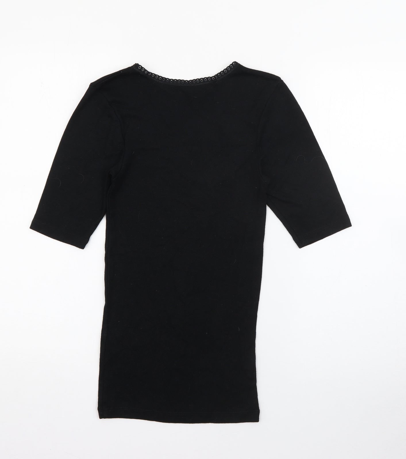 Womens UK Size M Debenhams Black Pullover Jumper