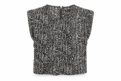 Womens UK Size 8 Glamorous Black Basic Blouse