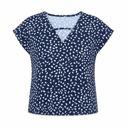 Womens UK Size S SheIn Blue Basic Blouse
