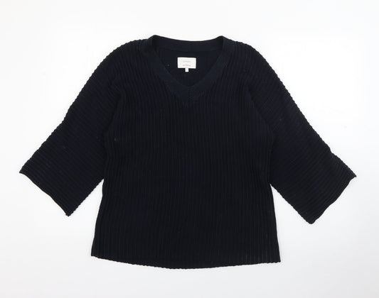 Womens UK Size S Numph Blue Pullover Jumper