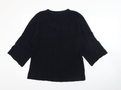Womens UK Size S Numph Blue Pullover Jumper