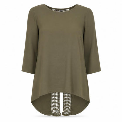 Womens UK Size 6 Primark Green Basic Blouse