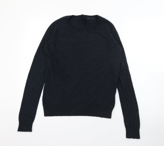Primark Womens Blue Round Neck  Acrylic Pullover Jumper Size 10