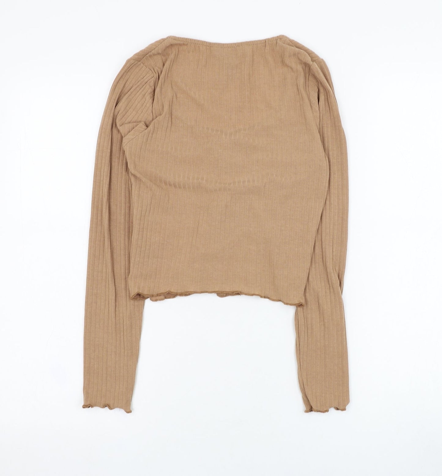 Womens UK Size 10 New Look Brown Cardigan Jumper