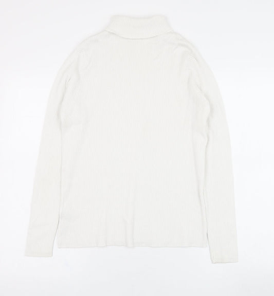 Womens UK Size 16 Marks and Spencer Ivory Pullover Sweatshirt