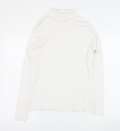 Womens UK Size 16 Marks and Spencer Ivory Pullover Sweatshirt