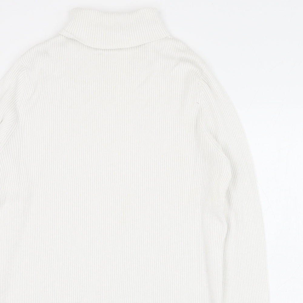 Womens UK Size 16 Marks and Spencer Ivory Pullover Sweatshirt