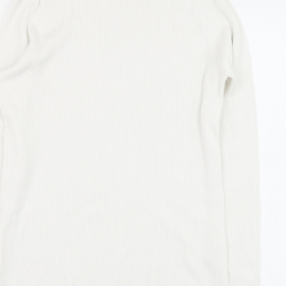 Womens UK Size 16 Marks and Spencer Ivory Pullover Sweatshirt
