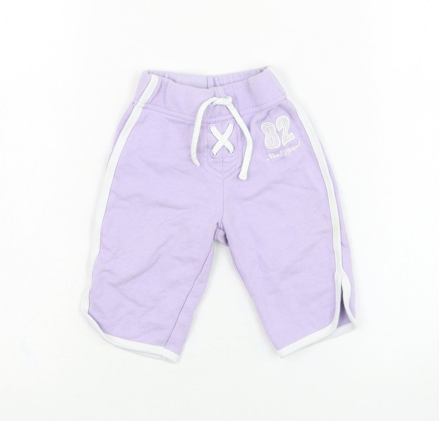 NEXT Girls Purple  Cotton Jogger Trousers Size 3-6 Months  Pullover - 82