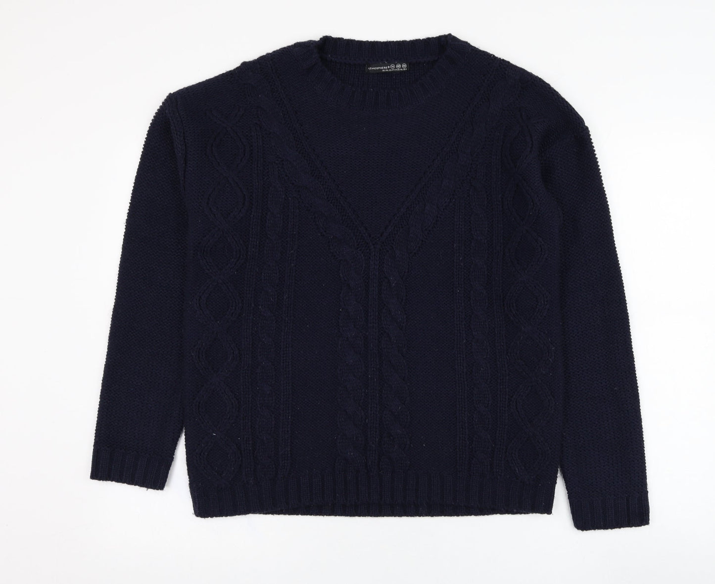 Womens UK Size 14 Atmosphere Blue Pullover Jumper