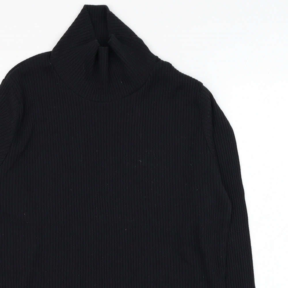 Avenue Womens Black  Polyester Pullover Sweatshirt Size 16  Pullover