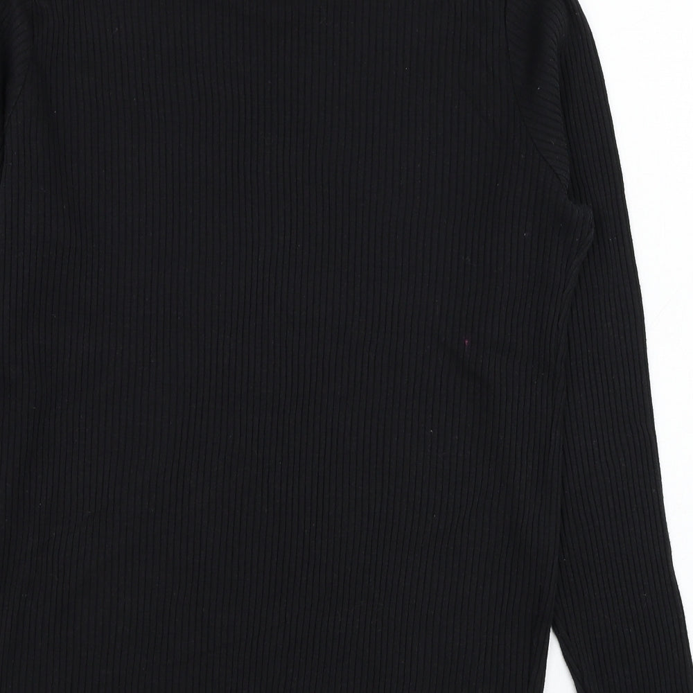 Avenue Womens Black  Polyester Pullover Sweatshirt Size 16  Pullover