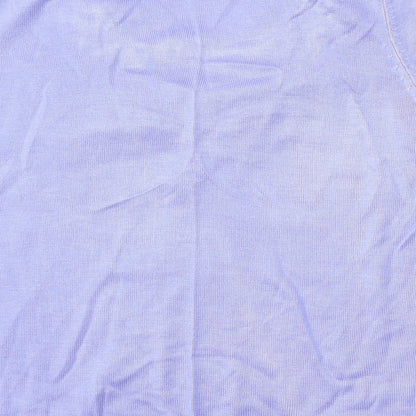 Womens UK Size L Preworn Purple Pullover Jumper