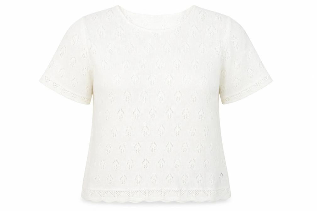 Womens UK Size 18 Marks and Spencer White Pullover Jumper