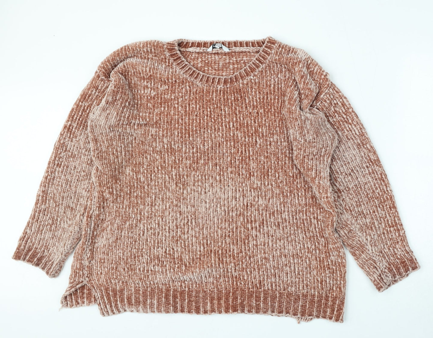 Womens UK Size 14 Pep&Co Pink Pullover Jumper
