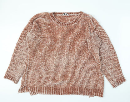 Womens UK Size 14 Pep&Co Pink Pullover Jumper