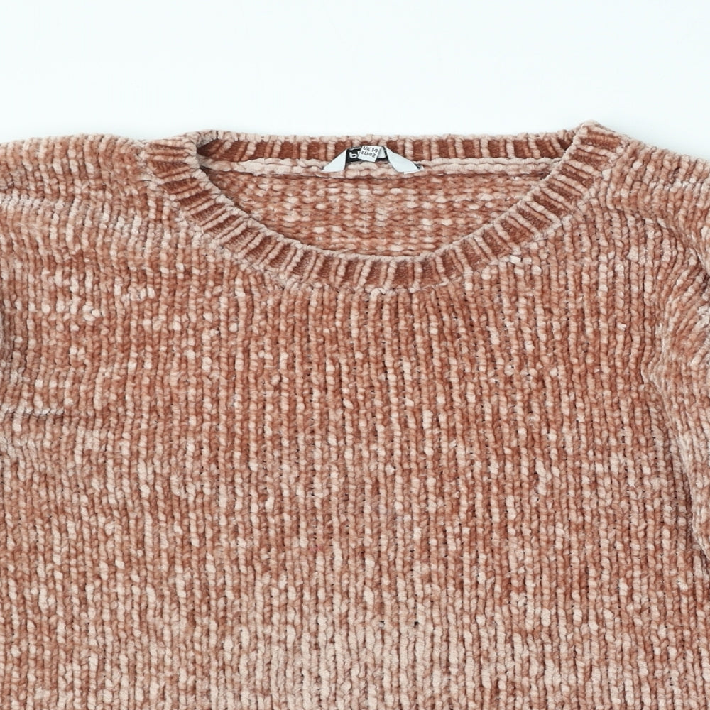 Womens UK Size 14 Pep&Co Pink Pullover Jumper