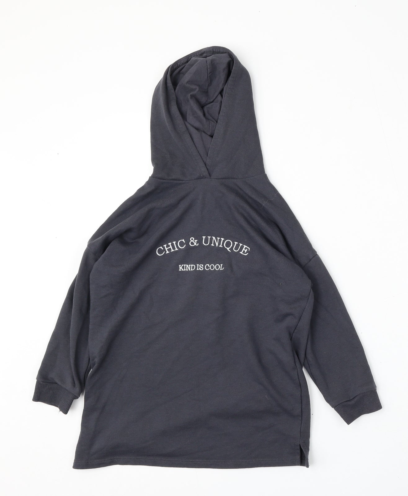 George Girls Blue  Polyester Pullover Hoodie Size 5-6 Years