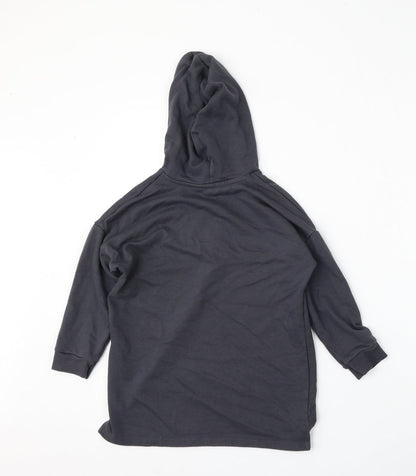 George Girls Blue  Polyester Pullover Hoodie Size 5-6 Years