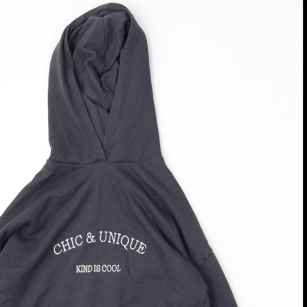 George Girls Blue  Polyester Pullover Hoodie Size 5-6 Years