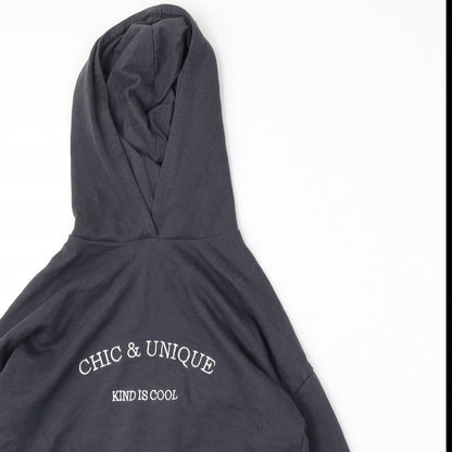 George Girls Blue  Polyester Pullover Hoodie Size 5-6 Years