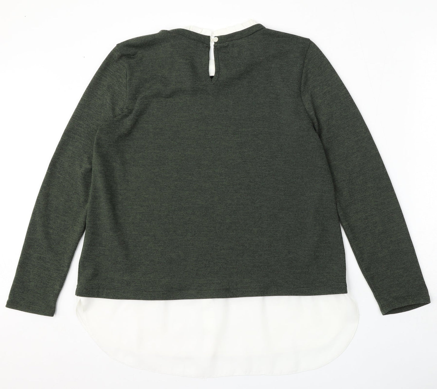 Womens UK Size 14 Dorothy Perkins Green Pullover Jumper