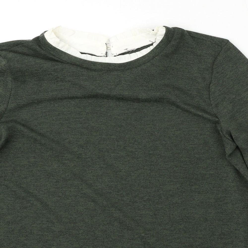 Womens UK Size 14 Dorothy Perkins Green Pullover Jumper