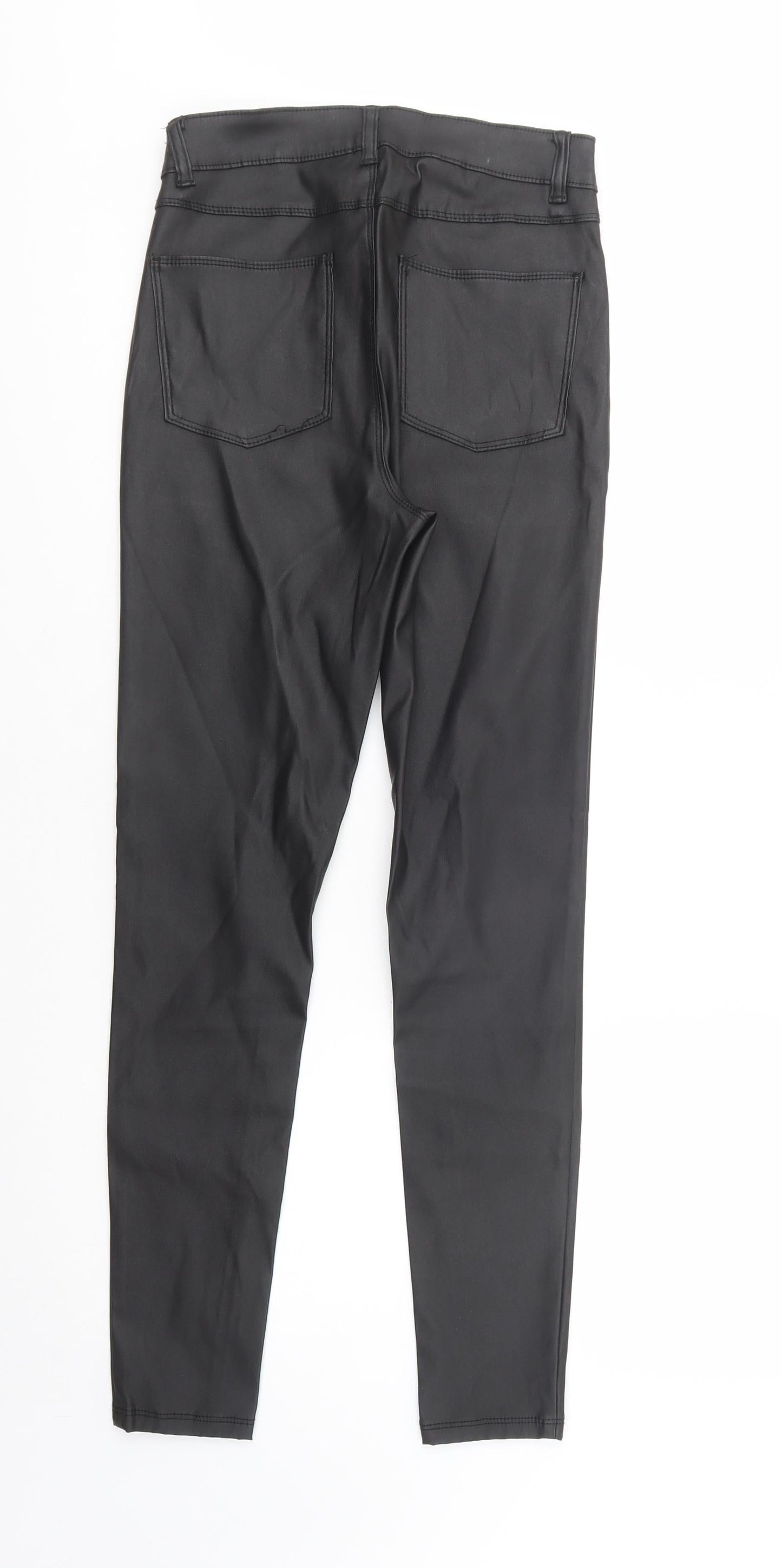 Womens UK Size 8 Denim Co. Regular Fit Jegging Black Trousers