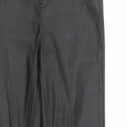 Womens UK Size 8 Denim Co. Regular Fit Jegging Black Trousers