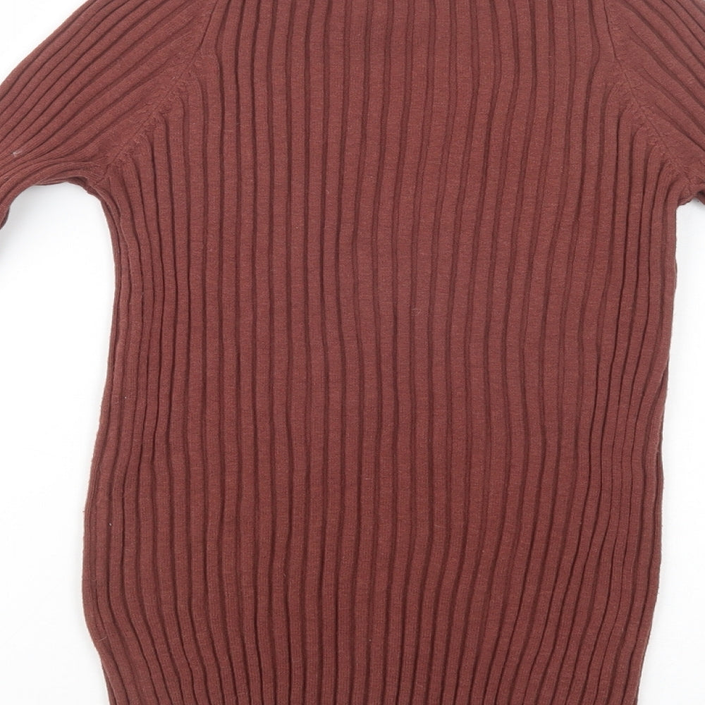 Womens UK Size 12 NEXT Brown Pullover Jumper