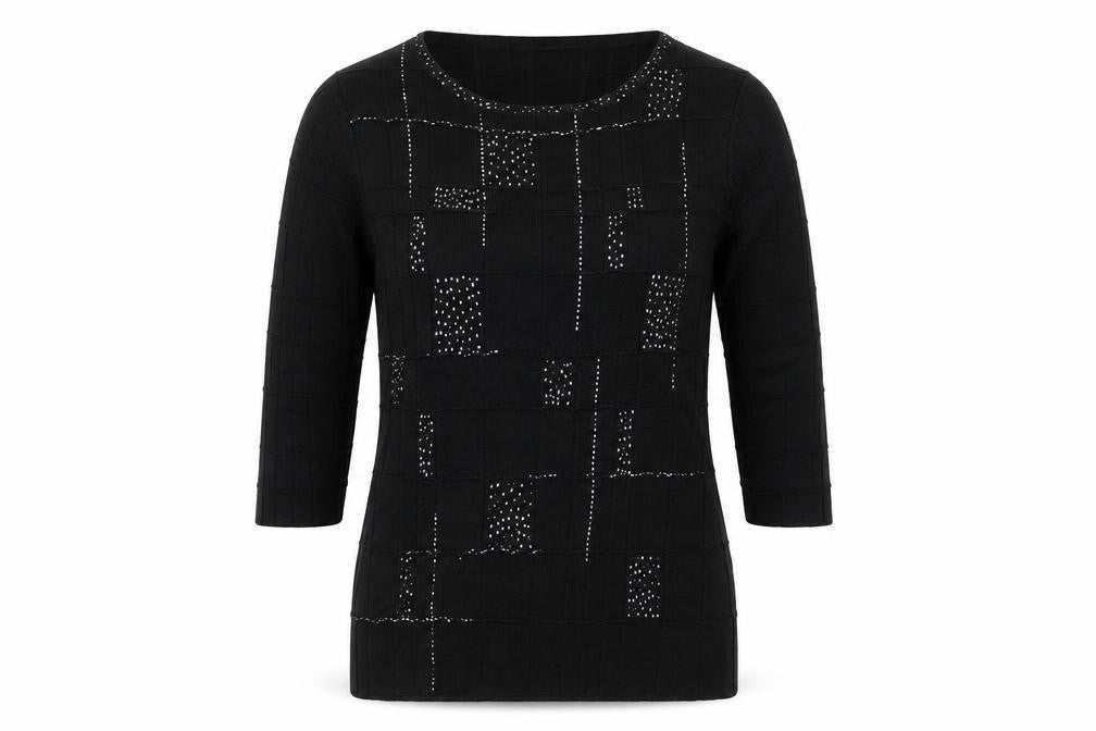 Womens UK Size 14 Marks and Spencer Black Pullover Jumper