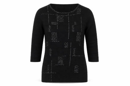 Womens UK Size 14 Marks and Spencer Black Pullover Jumper