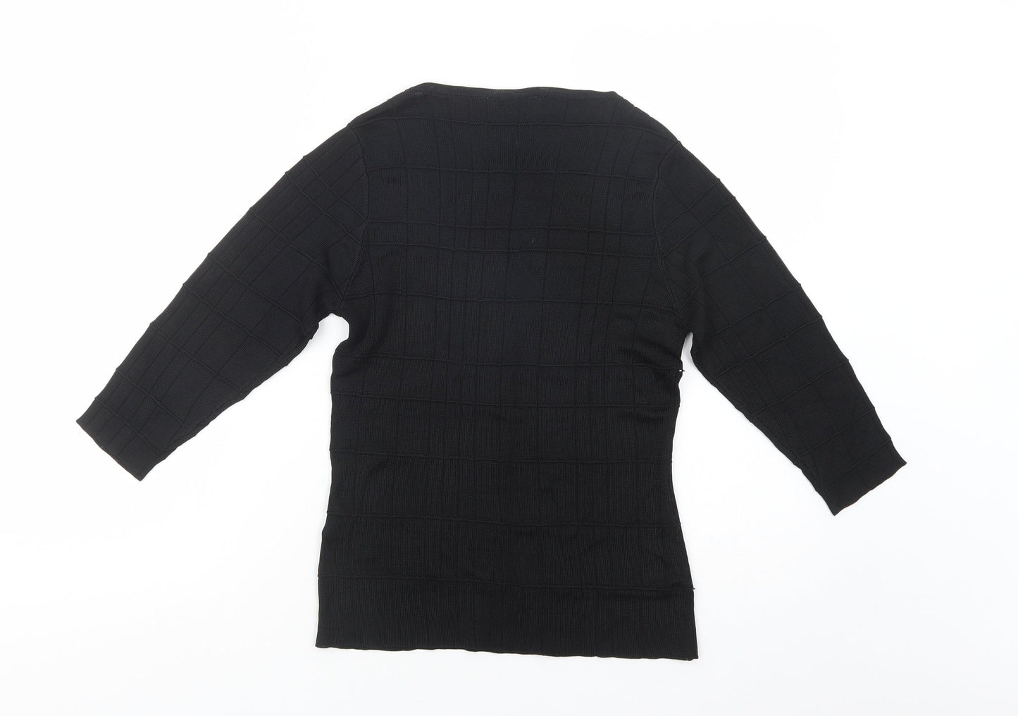 Womens UK Size 14 Marks and Spencer Black Pullover Jumper