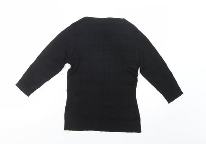 Womens UK Size 14 Marks and Spencer Black Pullover Jumper