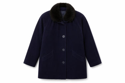 Womens UK Size 12 Klass Blue Pea Coat