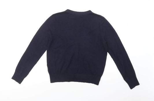 Womens UK Size S H&M Blue Cardigan Jumper