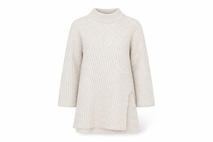 Womens UK Size M Atmosphere Beige Tunic Jumper