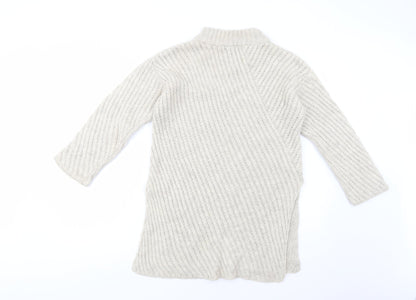 Womens UK Size M Atmosphere Beige Tunic Jumper