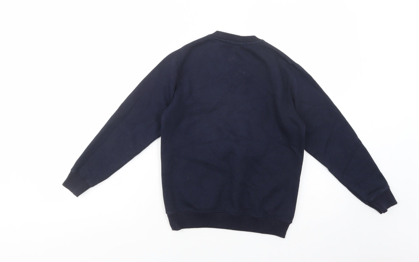 GW Class Boys Blue  Cotton Pullover Sweatshirt Size 7-8 Years  Pullover - School Wear