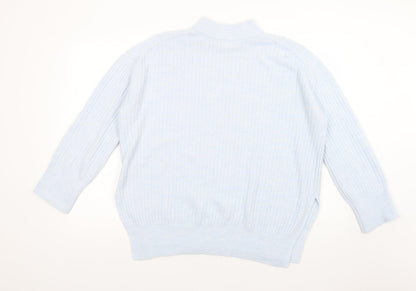 Womens UK Size XS H&M Blue Pullover Jumper