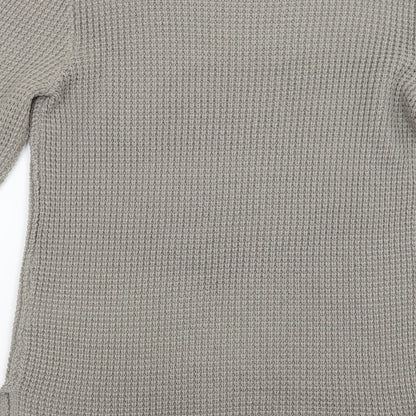 Womens UK Size M H&M Green Tunic Jumper