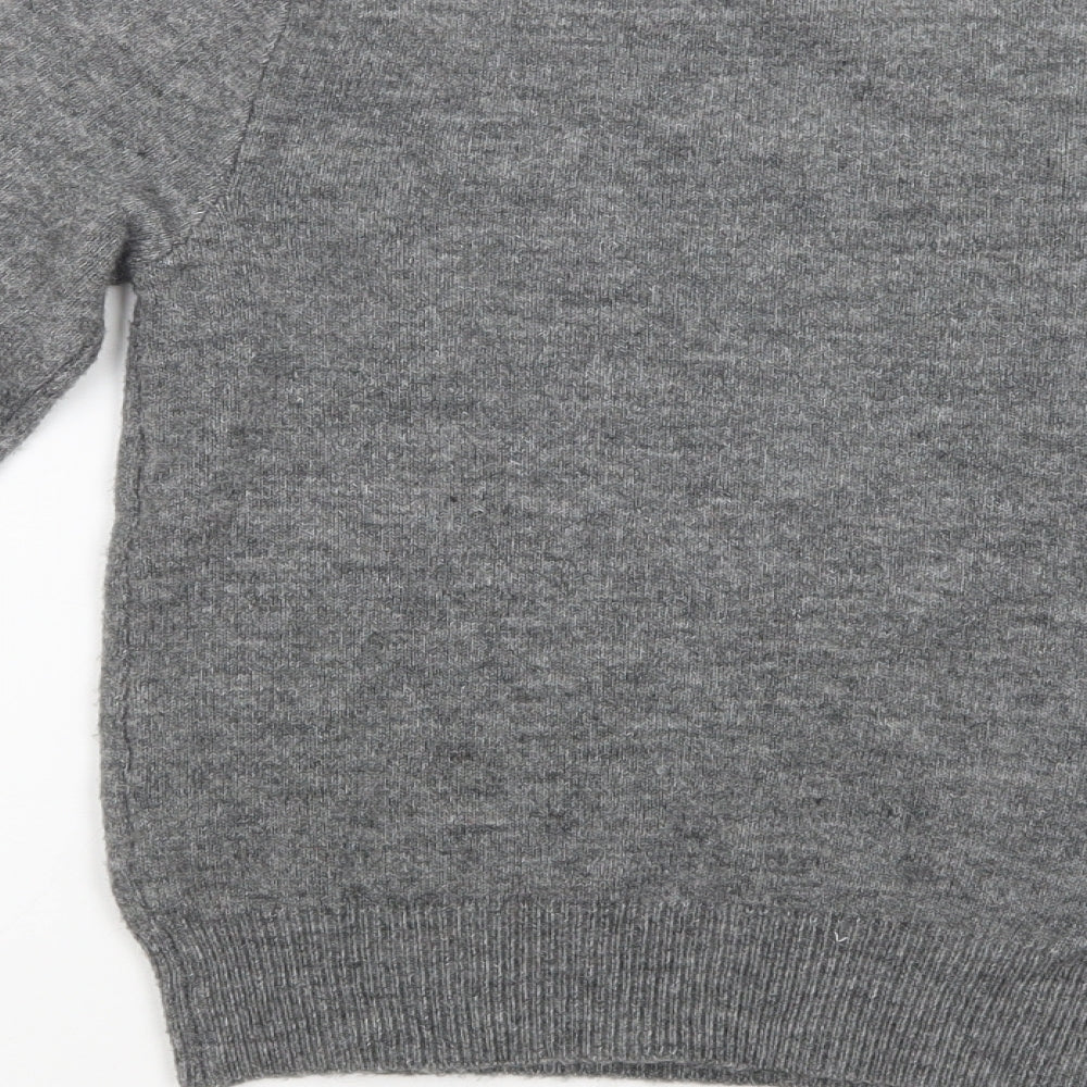 Primark Womens Grey Collared  Polyester Pullover Jumper Size 4