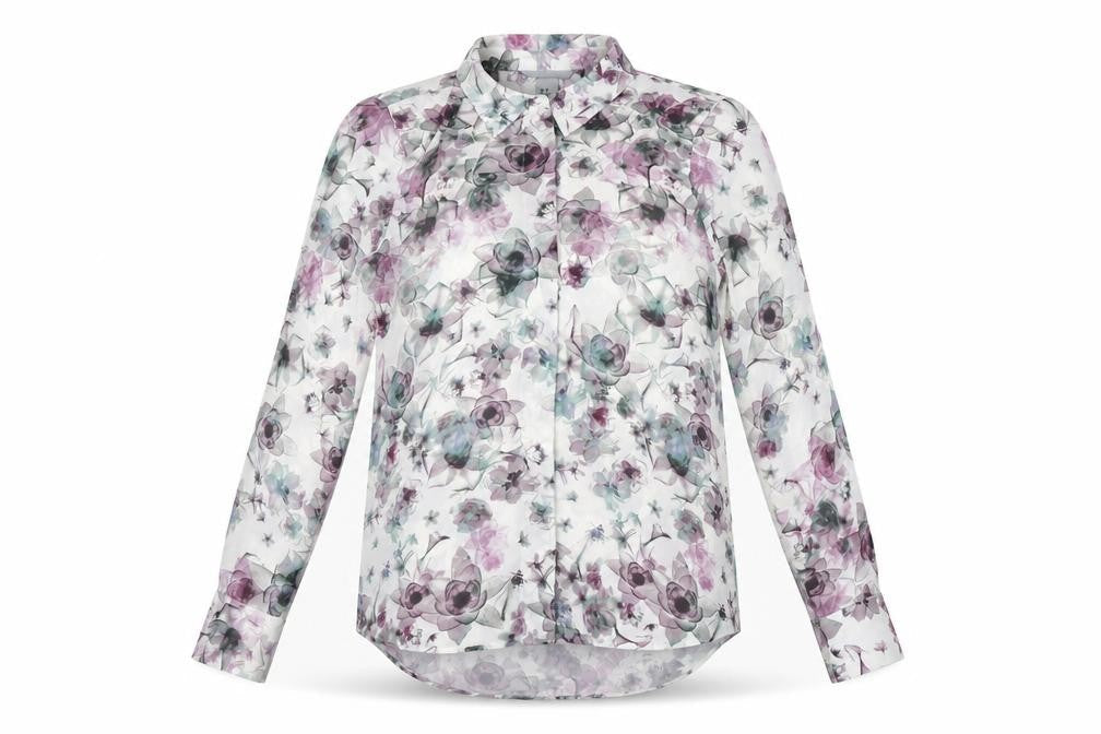 Womens UK Size 8 H&M Multicoloured Basic Button-Up